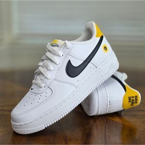 Nike Air Force 1 LV8 Have A Nike Day White Daisy Black New DM0983-100 Youth 7Y